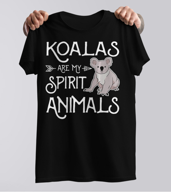 Koalas Are My Spirit Animals Arrow And Koala T-Shirt