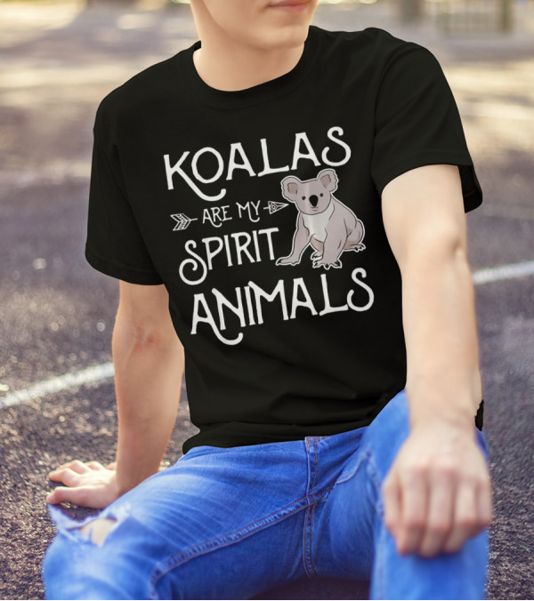Koalas Are My Spirit Animals Arrow And Koala T-Shirt