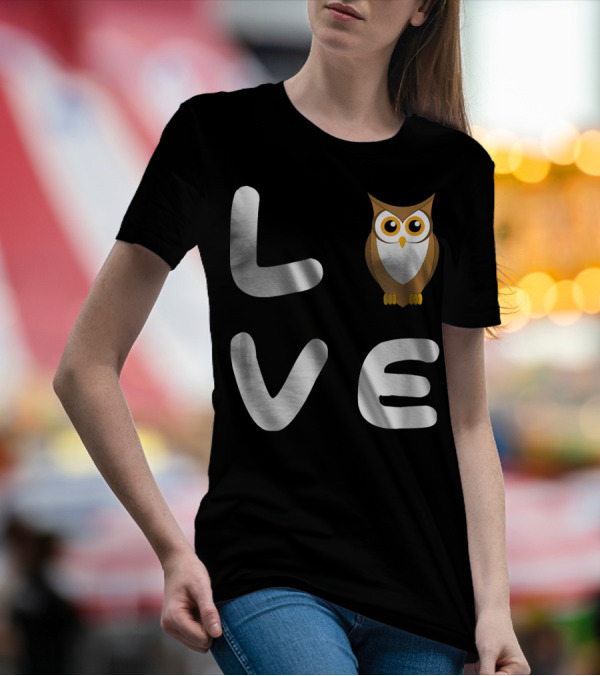 Love OWLS Cute Funny OWL T-Shirt