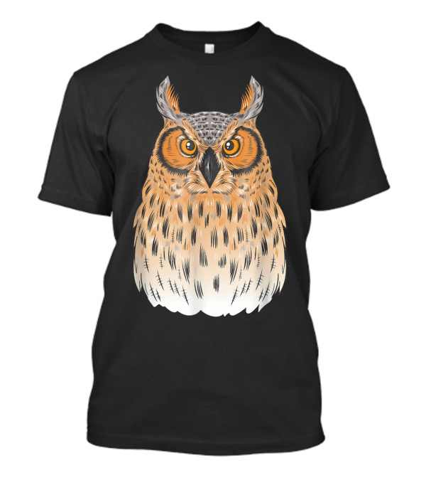 Owl Lovers Women Men Kids Great Horned Owl T-Shirt
