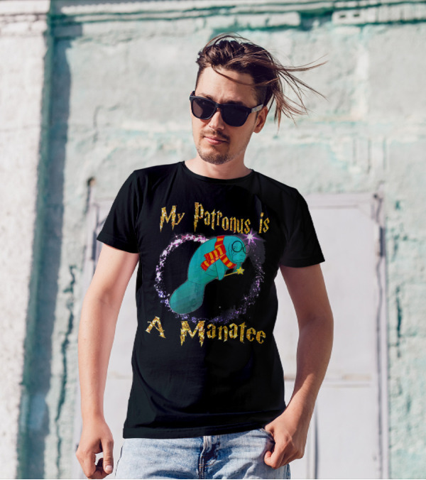 My Patronus Is A Manatee Magic Wizarding Humor T-Shirt