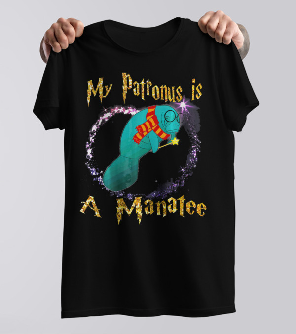 My Patronus Is A Manatee Magic Wizarding Humor T-Shirt