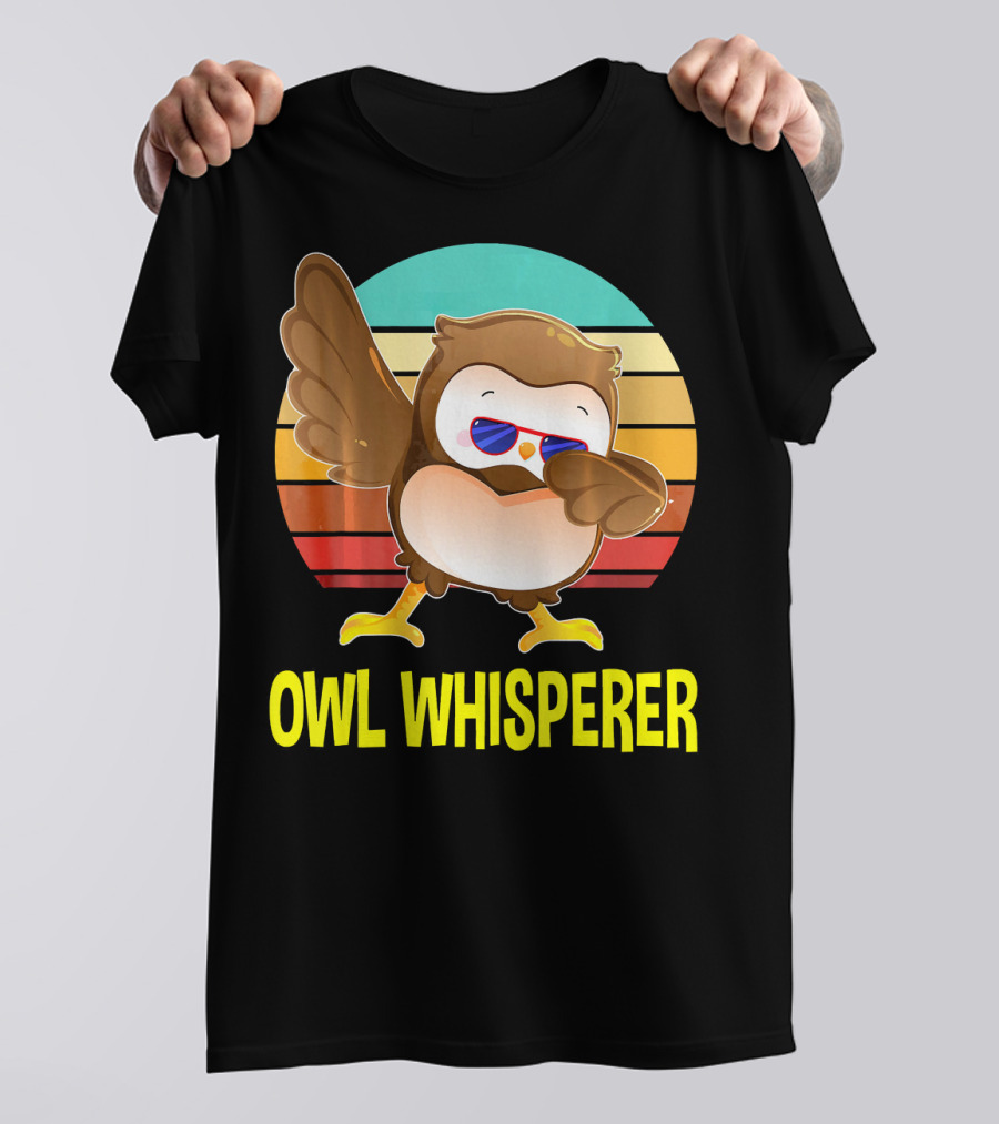 Owl Whisperer Hoot Cute Dabbing T-Shirt
