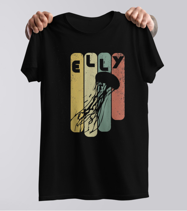 Retro Jellyfish Cool 80s ELLY T-Shirt
