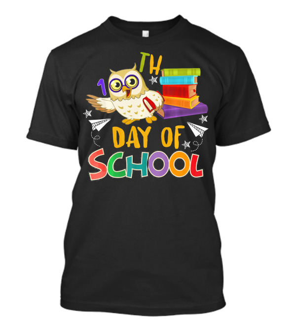 100th Day Of School Owl Teachers And Students T-Shirt