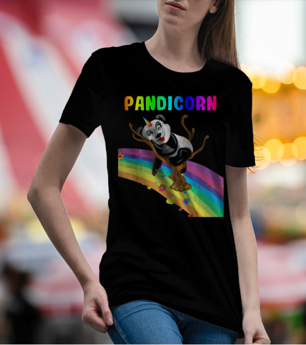 Pandicorn Magical Rainbow Unico Adventure T-Shirt