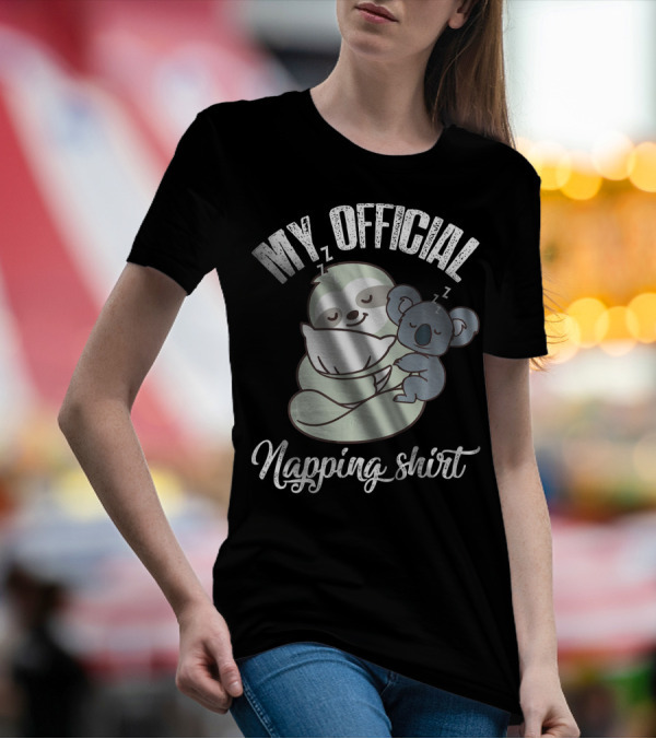 MY OFFICIAL NAPPING SHIRT PATRONUS SLOTH AND KOALA T-Shirt