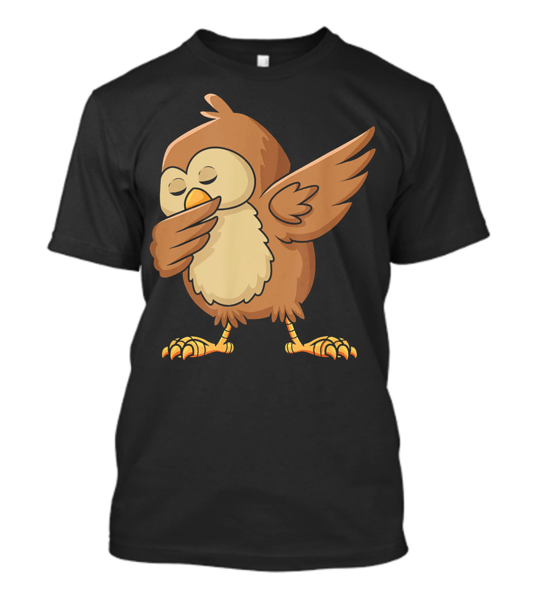 OWL Dabbing Birthday Celebration With Cute Cartoon Bird Dance T-Shirt
