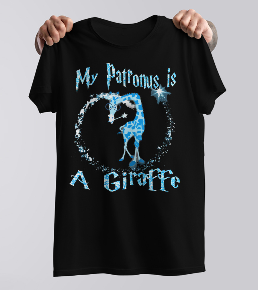 My Patronus Is A Giraffe Magic Wizardry Fun T-Shirt