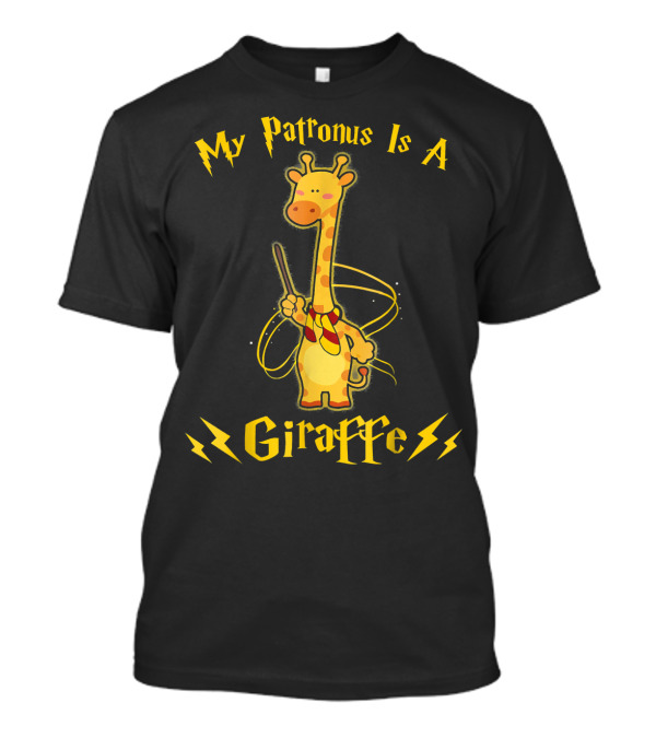 My Patronus Is A Giraffe With Lightning Bolt Accents T-Shirt