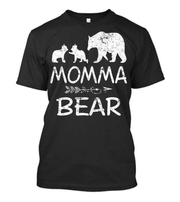 MOMMA BEAR AND TWO CUBS WITH ARROW T-Shirt