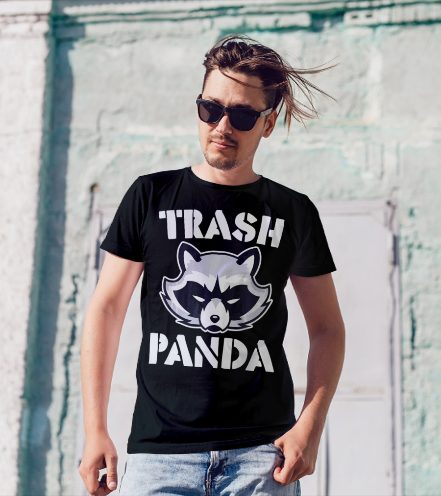 Trash Panda Raccoon Fun Sneaky T-Shirt