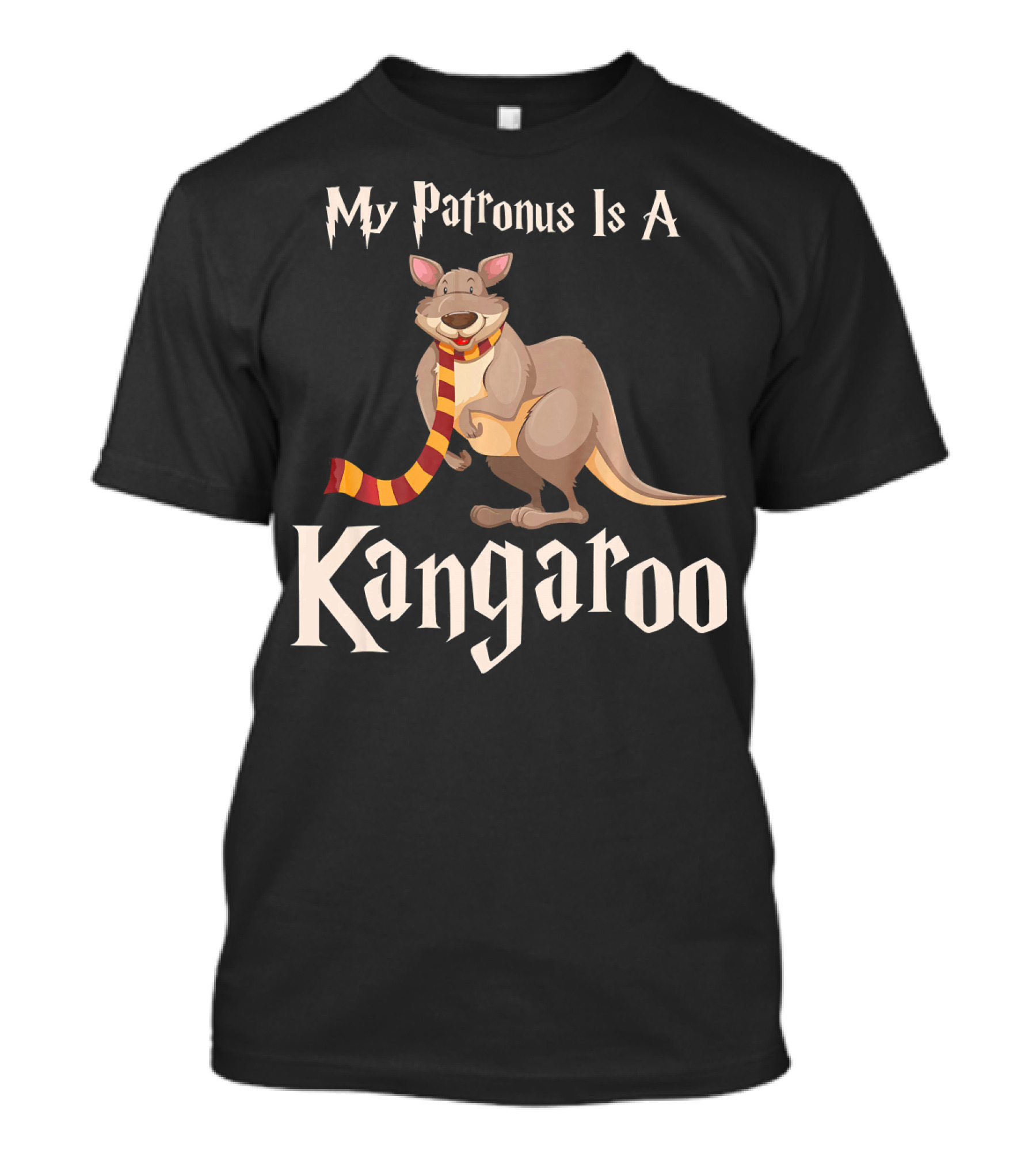 My Patronus Is A Kangaroo Cute Australia Harry Magic Scarf T-Shirt