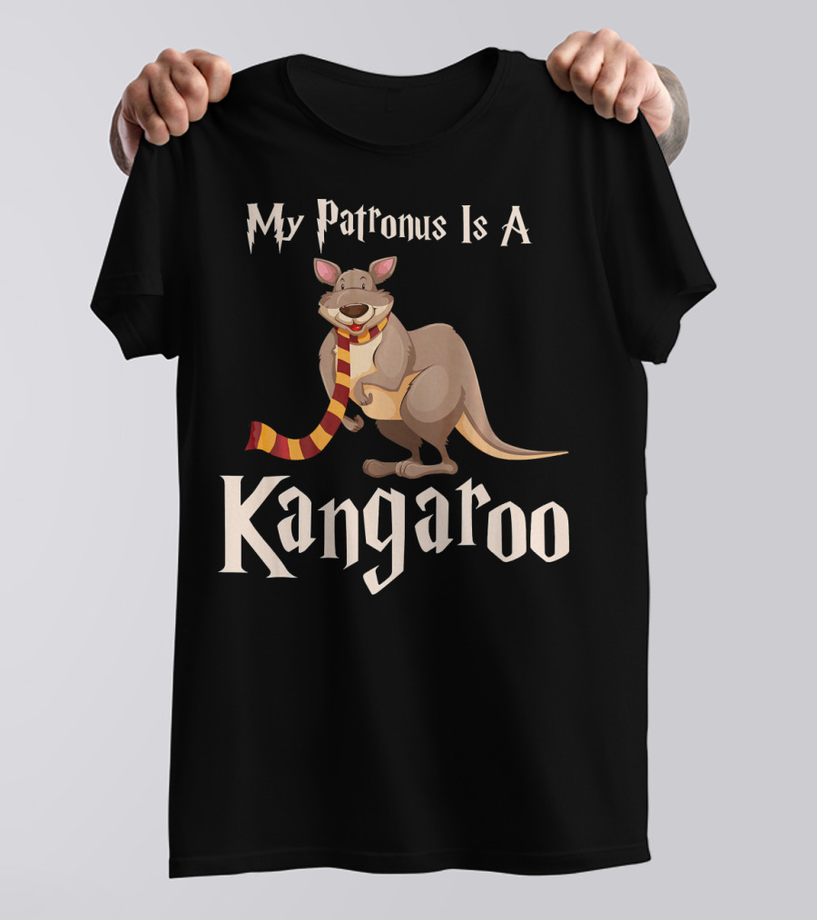 My Patronus Is A Kangaroo Cute Australia Harry Magic Scarf T-Shirt