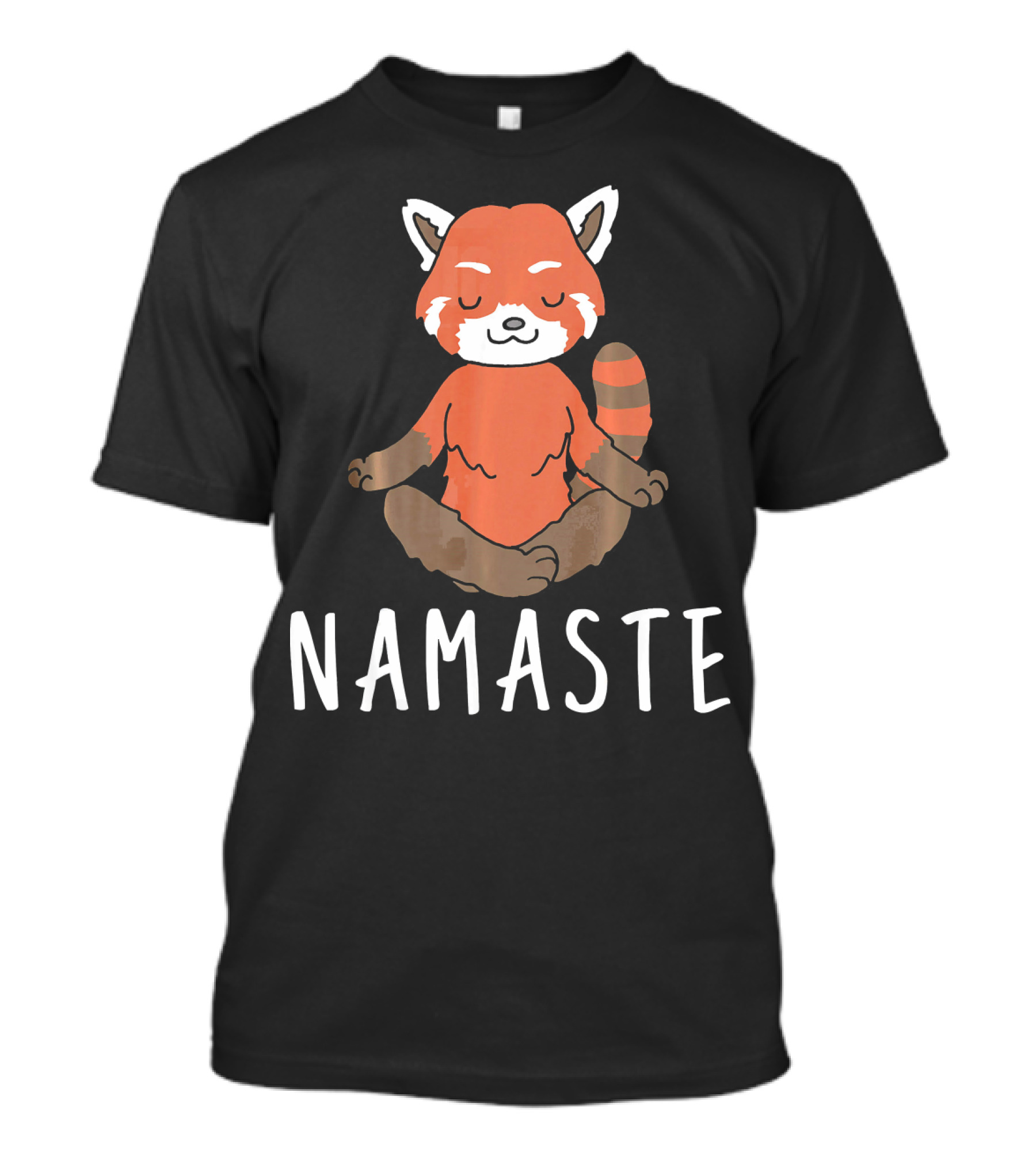 Namaste Red Panda Yoga T-Shirt