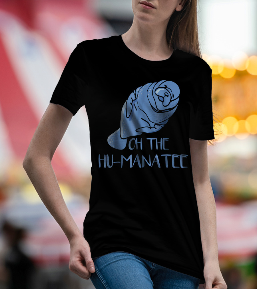 Oh The Hu Manatee - Blue Manatee T-Shirt