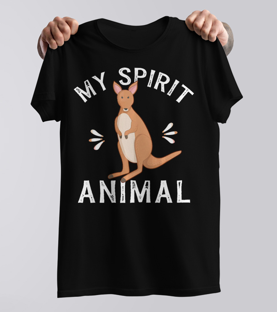 My Spirit Animal Kangaroo Wildlife T-Shirt