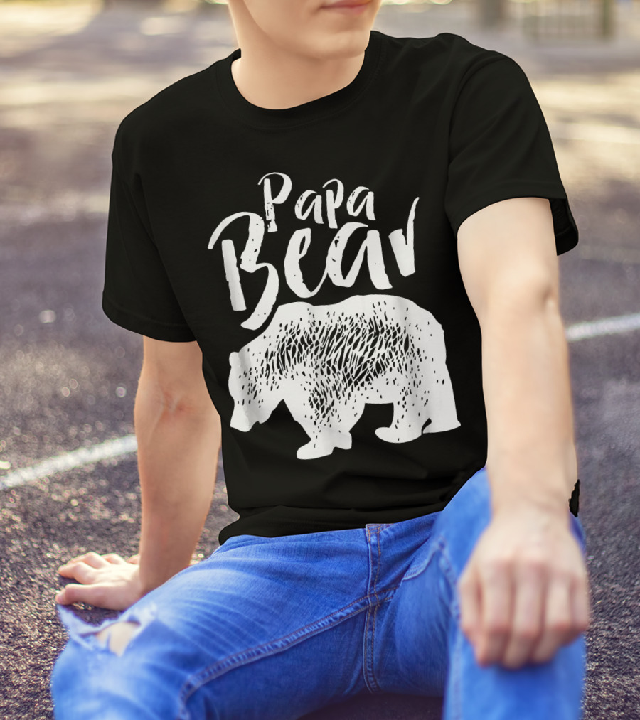 Papa Bear Father's Day New Papa T-Shirt