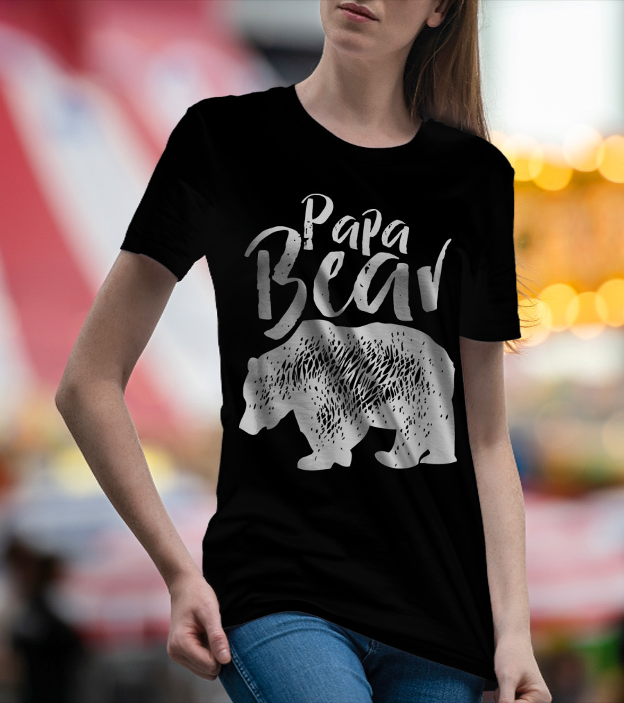 Papa Bear Father's Day New Papa T-Shirt