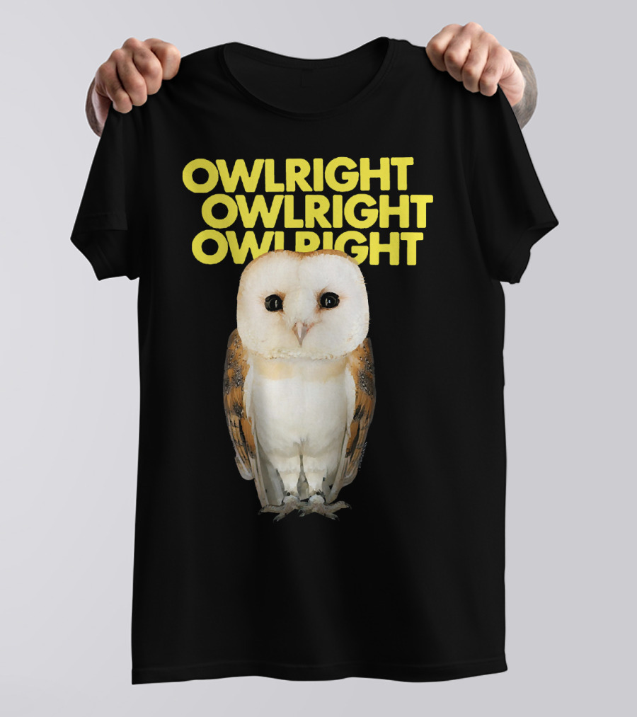 Ripple Junction Owlright Owlright Owlright Owl T-Shirt