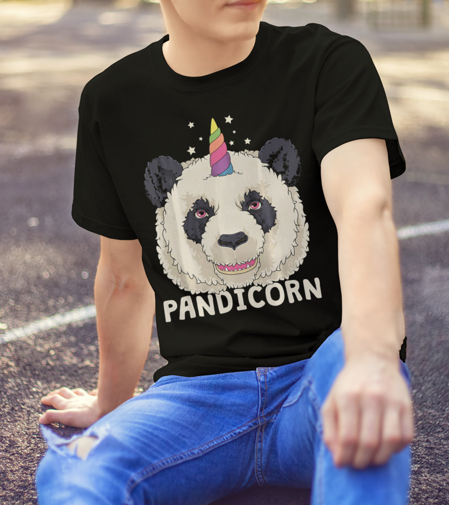 Pandicorn Unicorn Panda Bear Cute Zookee T-Shirt