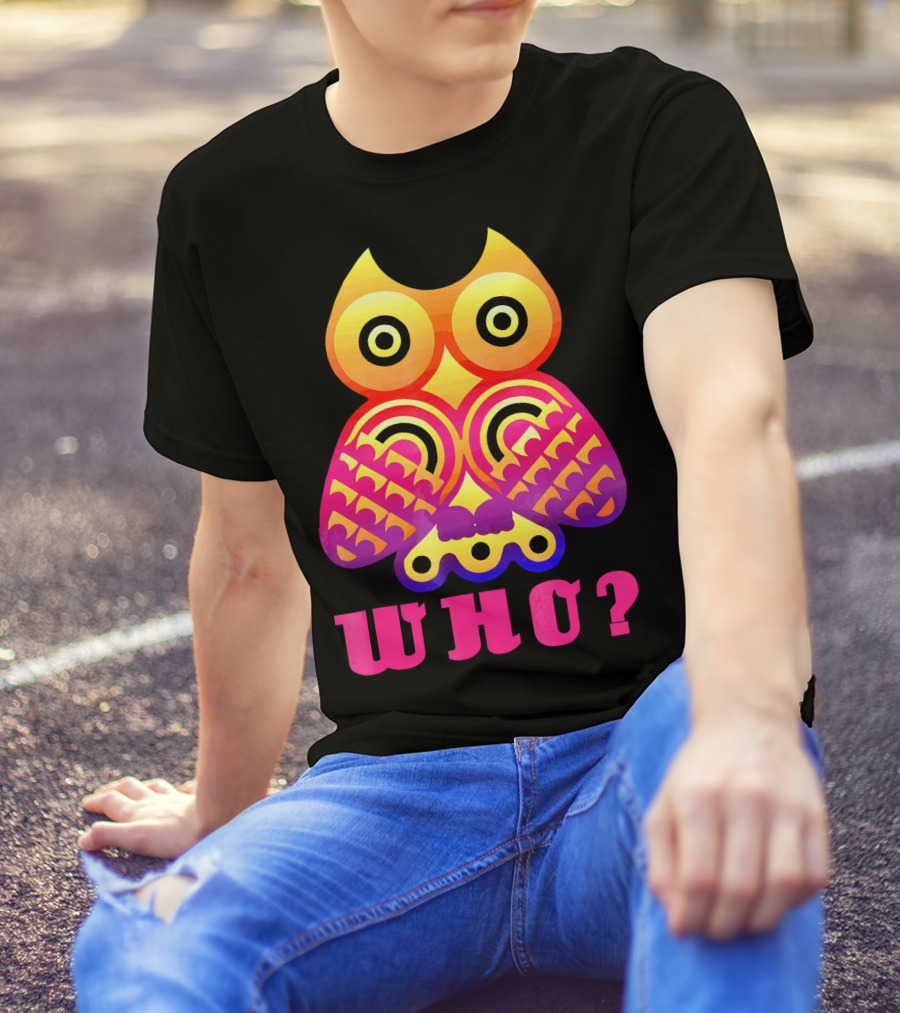 Who Owl Funny Cute Childs T-Shirt