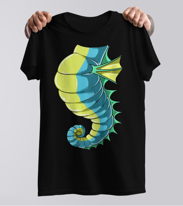 Seahorse Costume Body Headless Sea Creature Vibrant T-Shirt