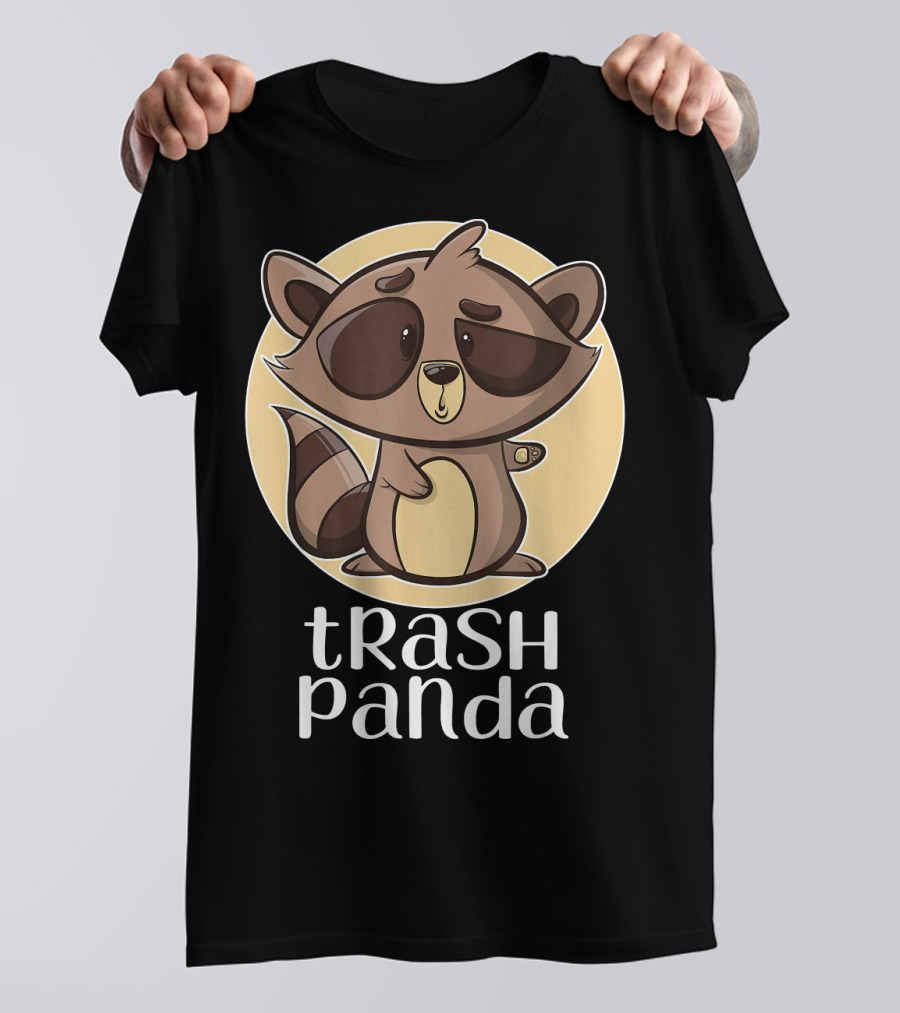 Trash Panda Cartoon Raccoon Love T-Shirt