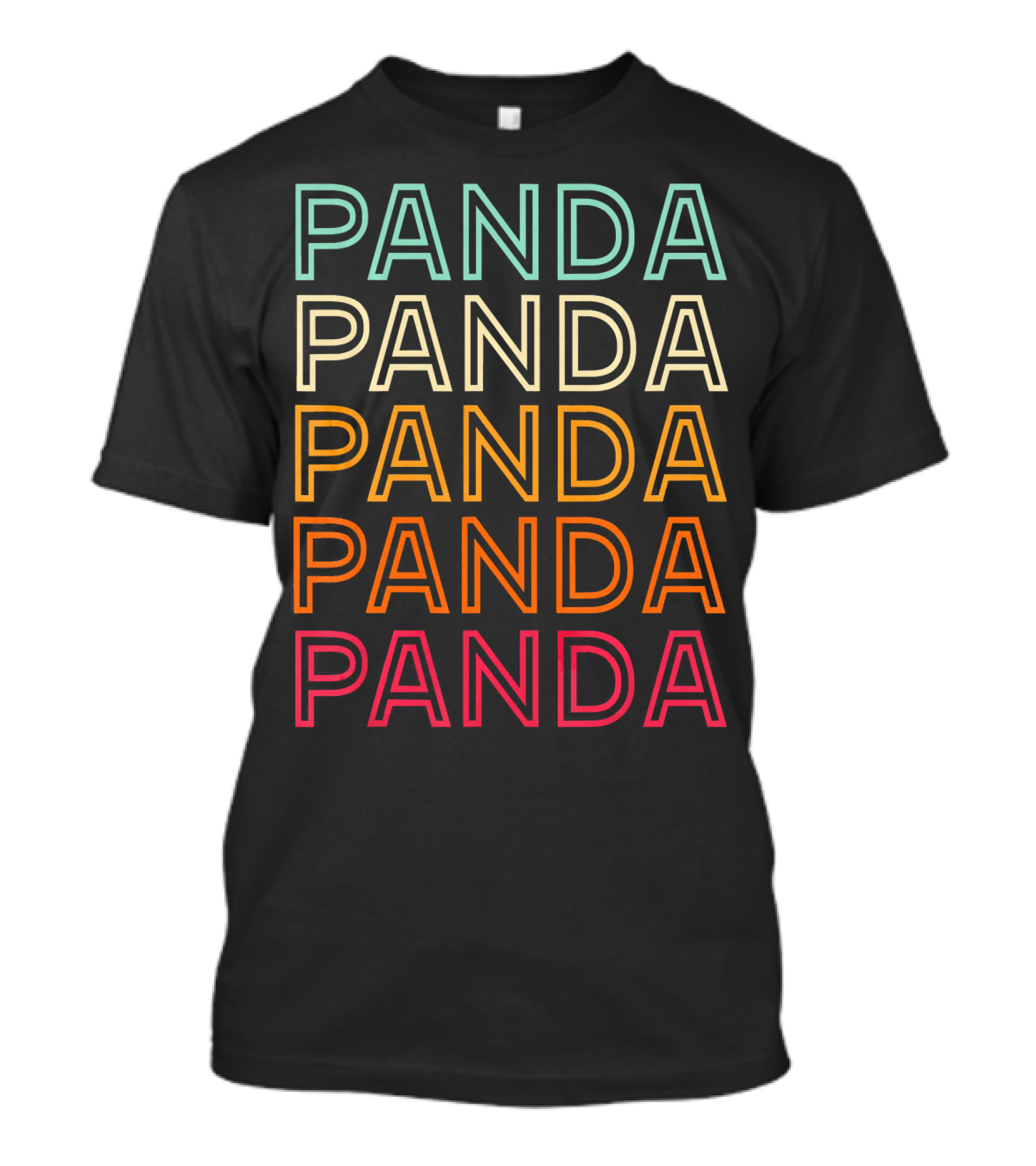 Panda Panda Panda Panda Panda Vintage T-Shirt