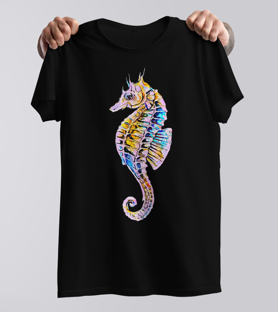 Seahorse Reef Animal Colorful T-Shirt