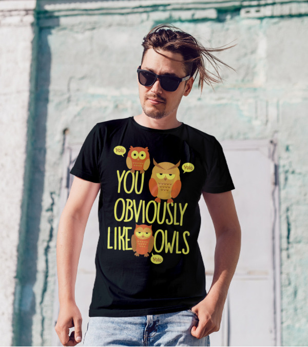 You Obviously Like Owls Yolo Owl Trio T-Shirt