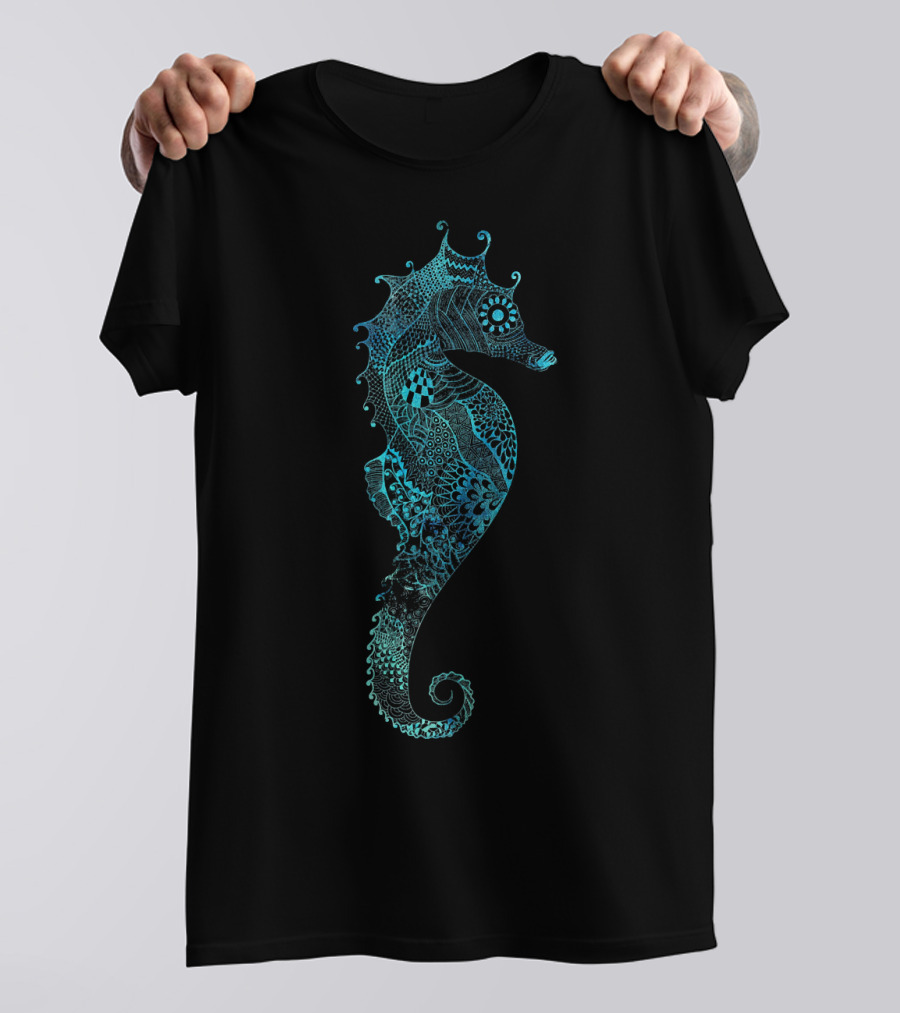 Turquoise Seahorse Ocean T-Shirt