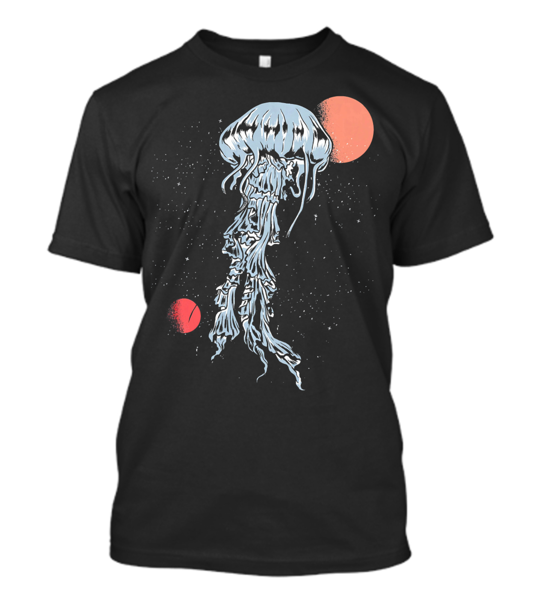SPACE JELLYFISH Protect Ocean Environment Cosmic Exploration T-Shirt