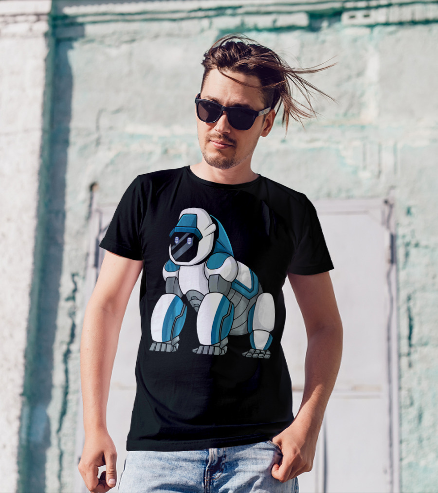 Robot Gorilla Mech Jungle Cool T-Shirt