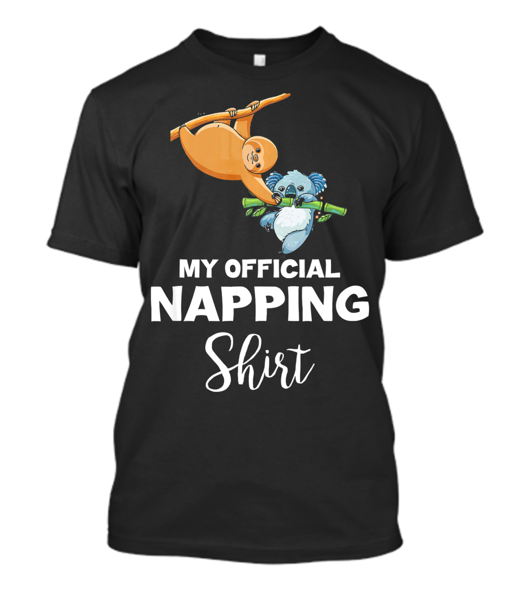 MY OFFICIAL NAPPING SHIRT SLOTH KOALA 4th OF JULY T-Shirt