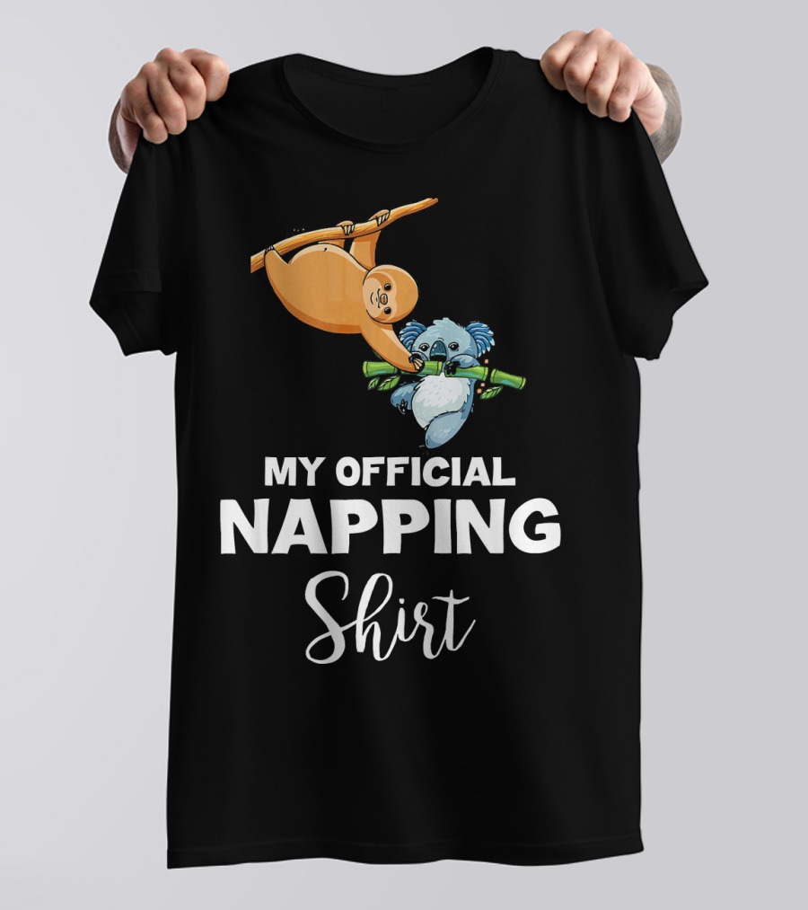 MY OFFICIAL NAPPING SHIRT SLOTH KOALA 4th OF JULY T-Shirt