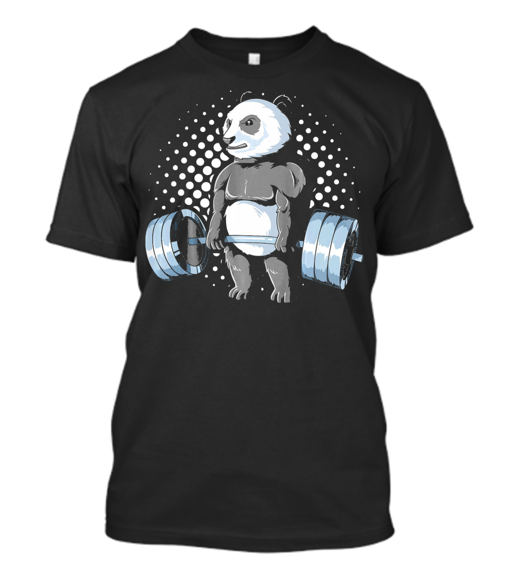 Weightlifting Panda Heavy Deadlifting Panda Fitness T-Shirt