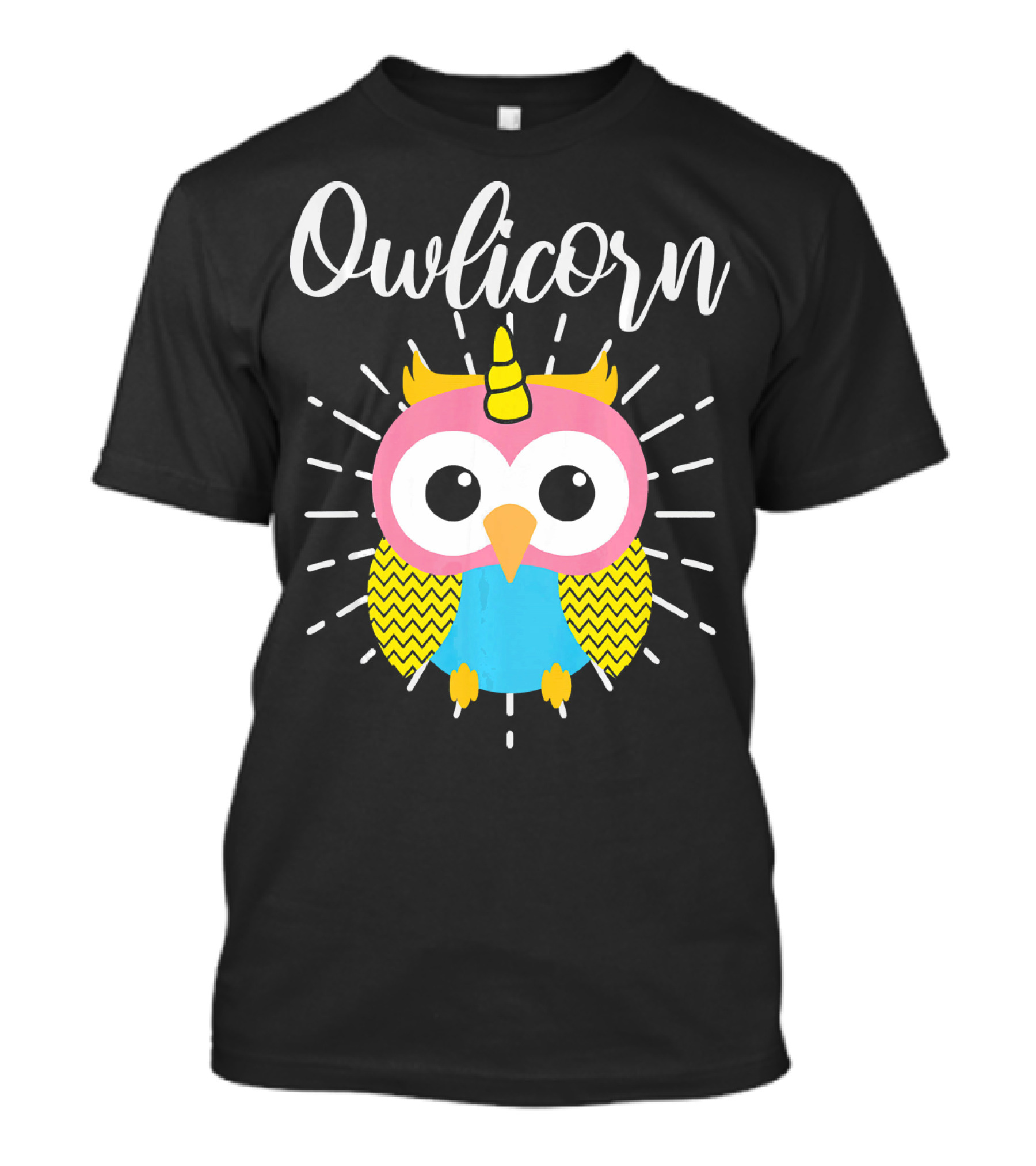 Owlicorn Unicorn Owl Mix Cute Owlicorn T-Shirt