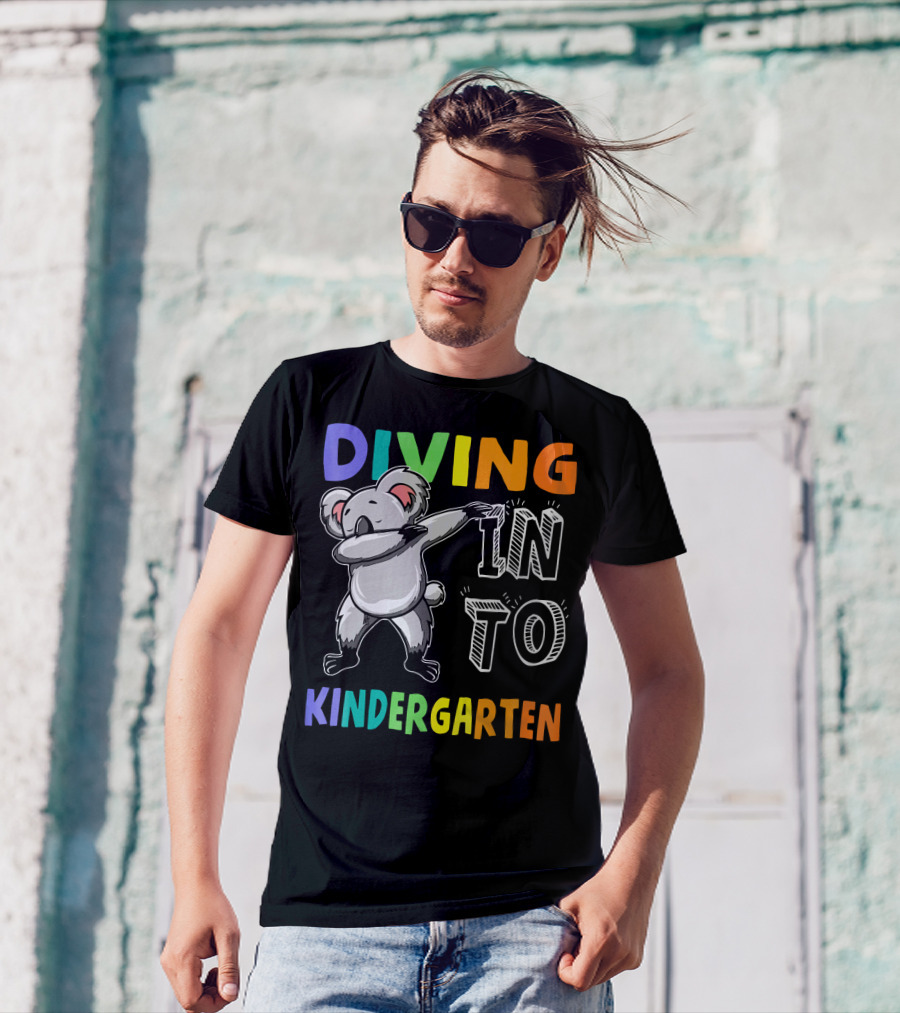 Diving Into Kindergarten Koala Dabbing Fun T-Shirt