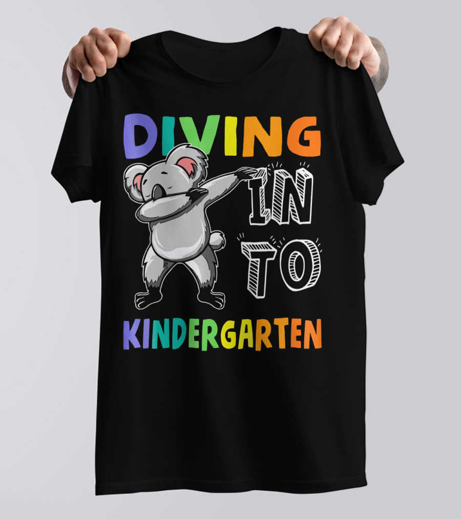 Diving Into Kindergarten Koala Dabbing Fun T-Shirt