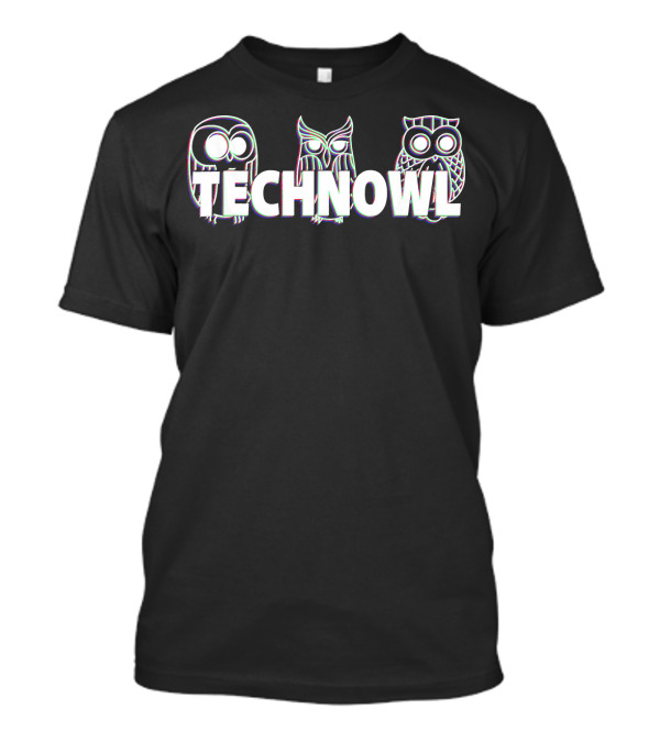 TECHNOWL Owl Rave Trio T-Shirt