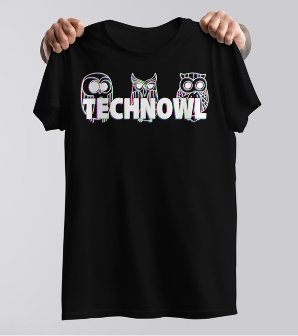 TECHNOWL Owl Rave Trio T-Shirt