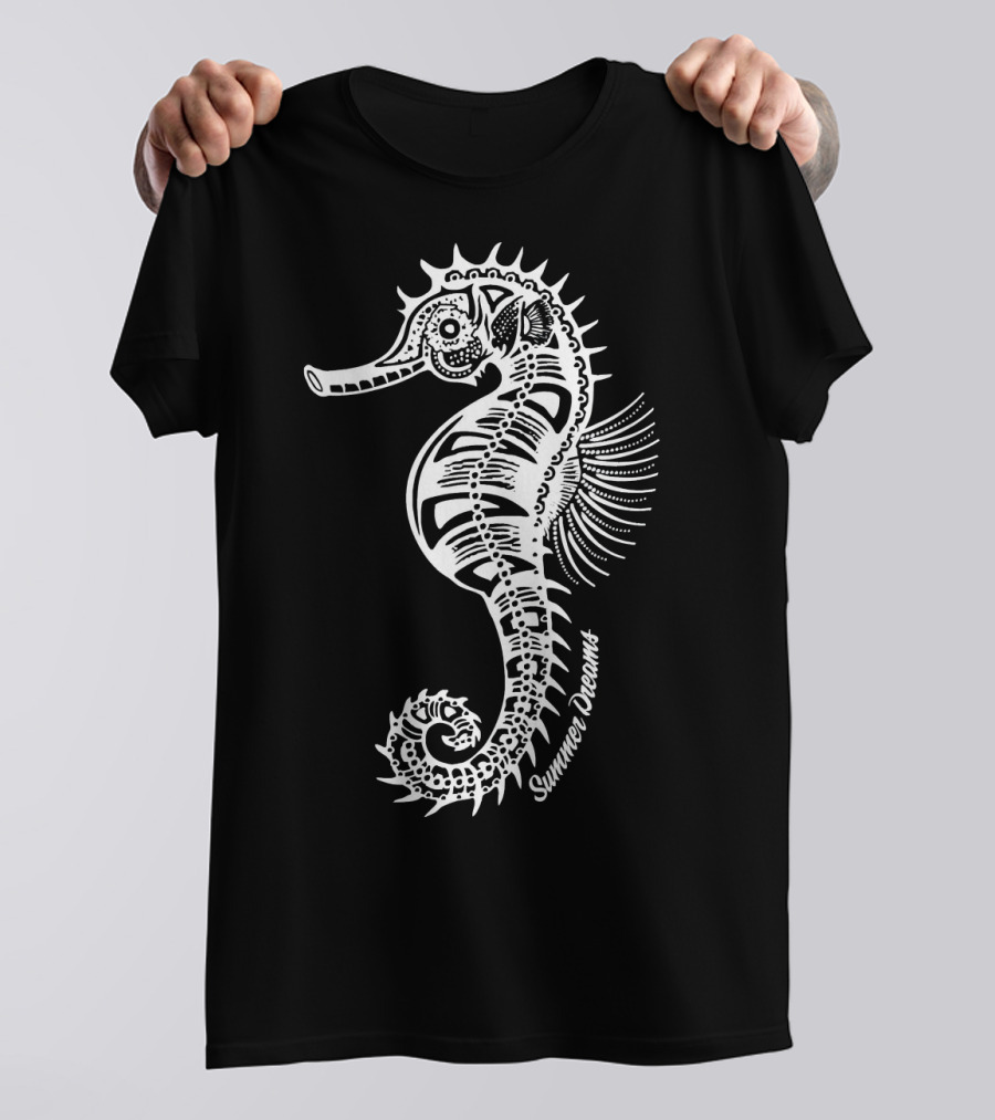 Summer Dreams Seahorse Cute Animal T-Shirt