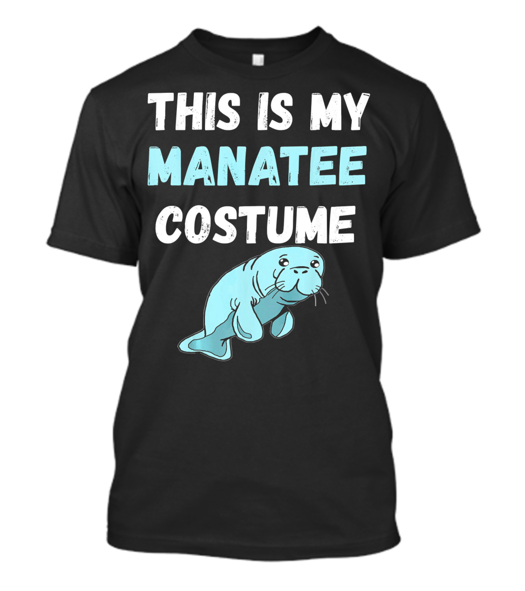 This Is My Manatee Costume Dugong Sea Co Adorable Marine Animal T-Shirt