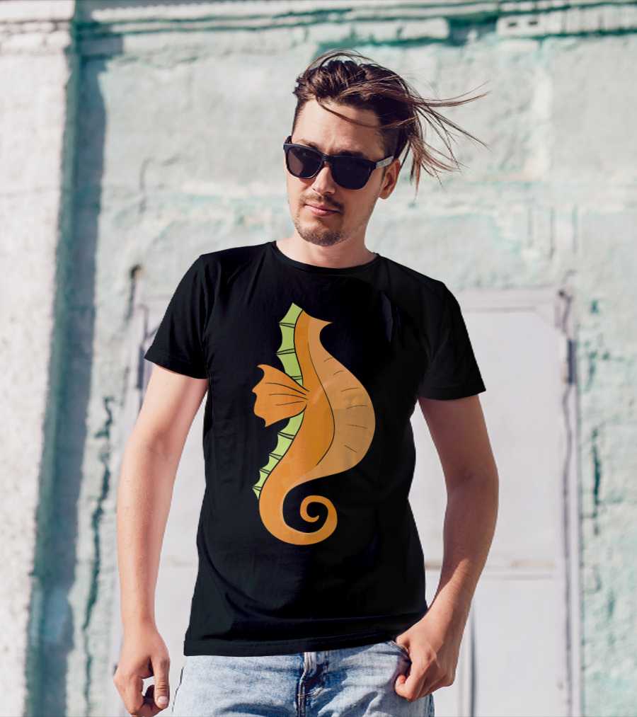 Seahorse Costume Easy Halloween Fun Body T-Shirt