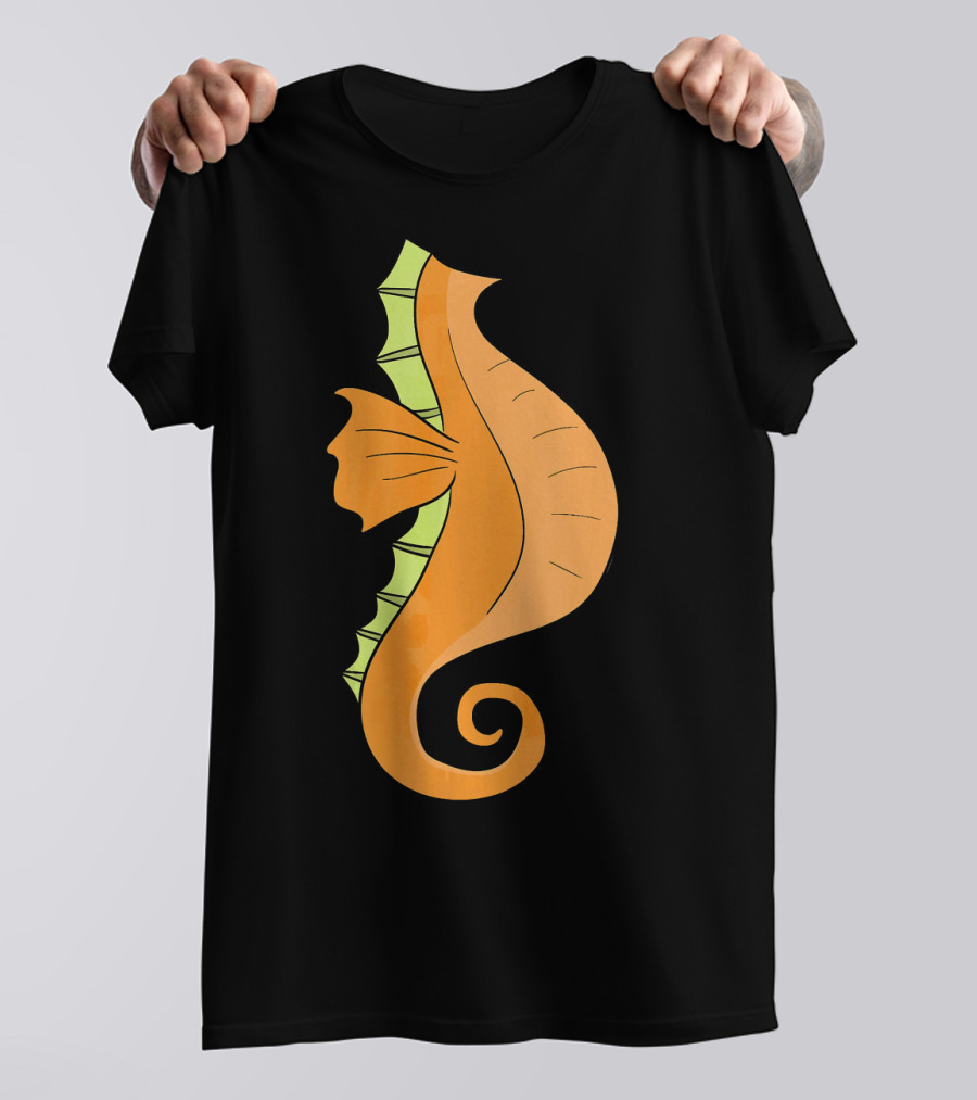 Seahorse Costume Easy Halloween Fun Body T-Shirt