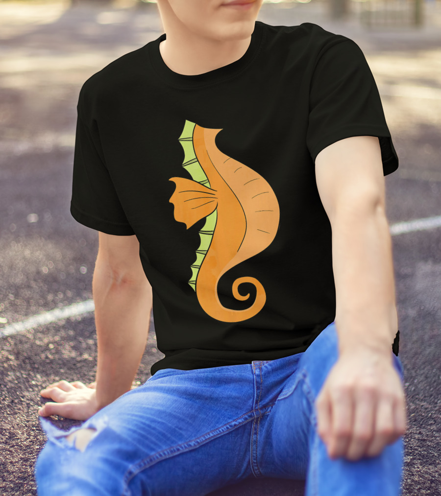 Seahorse Costume Easy Halloween Fun Body T-Shirt