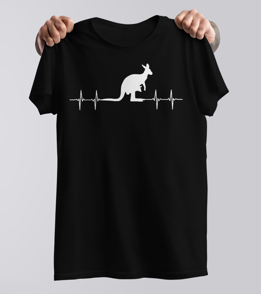 Heartbeat Kangaroo Mom T-Shirt