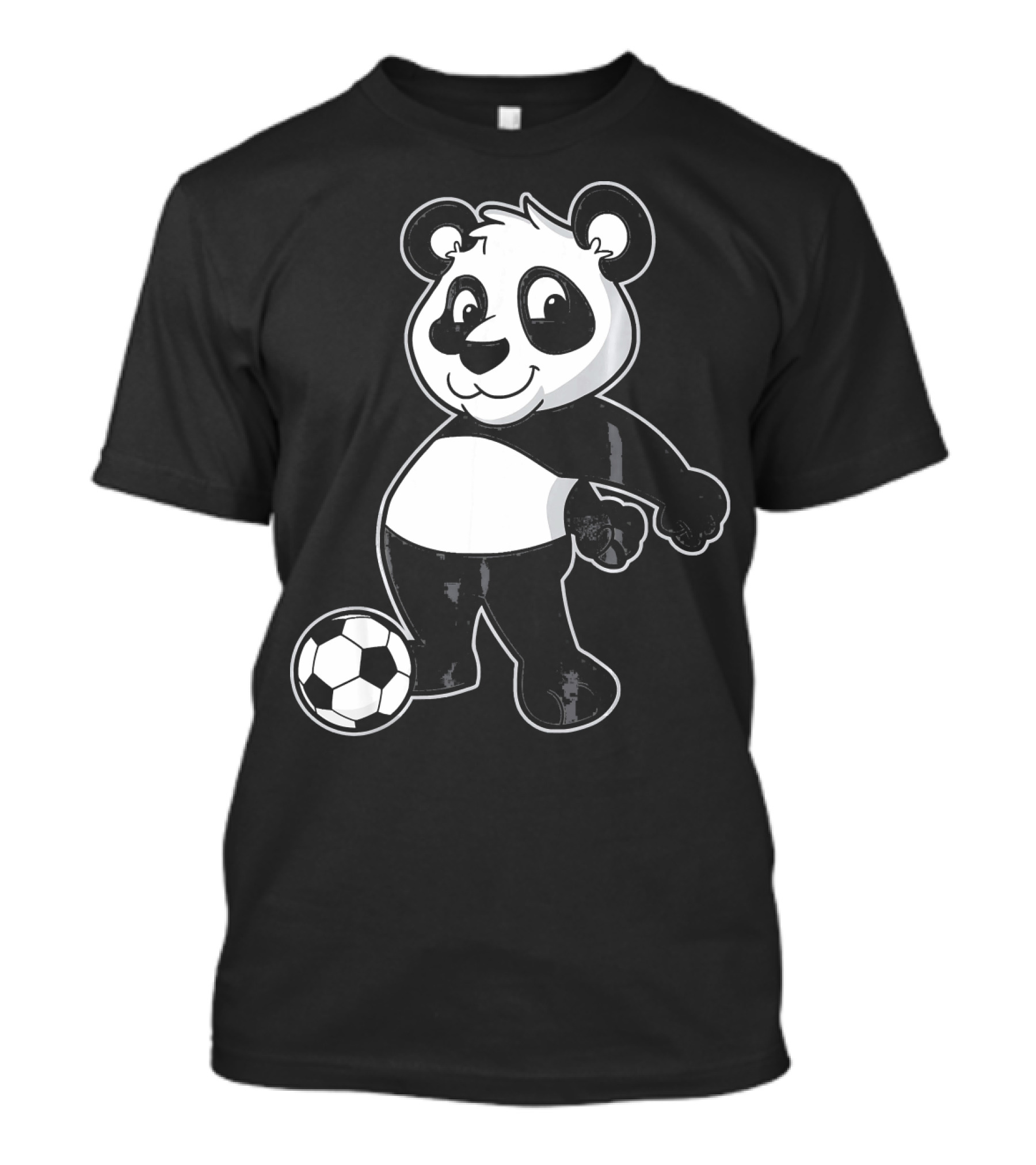 Panda Performing Floss Dance With Soccer Ball Floss Boss T-Shirt