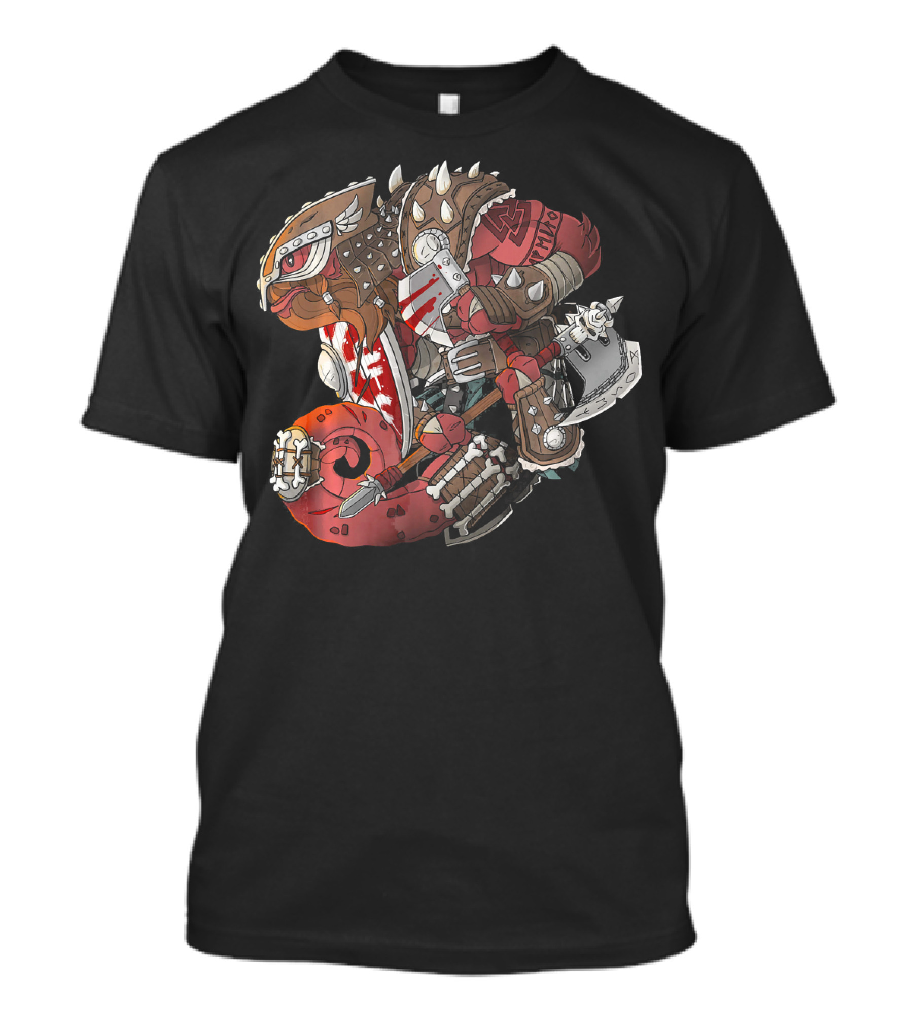 Chameleon Legion Viking Ragnar Warrior Axe Shield Helmet Nordic T-Shirt